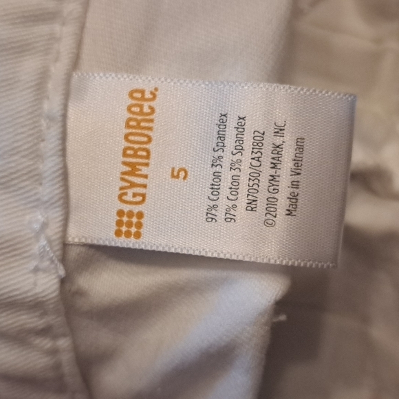 Gymboree girls size 5 white outlet pants size 5 New - Picture 3 of 4